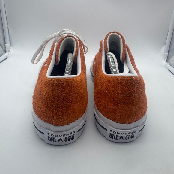 Converse One Star Sneakers Orange‎ Suede Low Top Sneakers Mens 11 Womens 13 - Picture 4 of 6